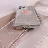 Cifeeo-gifts Clear Crystal Bow Phone Case