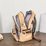 Cifeeo-back to school gifts Cute Water Drop Women Backpack Female Contrast Color Multiple Pockets Travel Bag Teenage Girl Big Schoolbag Lady Laptop Backpack