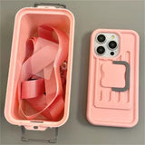 Cifeeo-gifts Macaron Color Storage Box Crossbody Phone Case