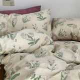 Cifeeo-ins 100% Cotton Bedding Set French Princess Style Duvet Cover Bedclothes Bedspread Pillowcases Flat Sheets Soft Comforter Sets