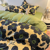 Cifeeo-Pink Leopard Print Bedding Set Boys Girls Twin Queen Duvet Cover Flat Sheet Pillowcase Bed Linens Kids Adult Fashion Home Use