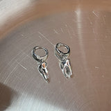 Cifeeo-Vintage Jewelry Y2K Style New Korean Fashion Vintage Cross Crystal Hoop Earrings For Women Goth Charms Cute Punk y2k Jewelry Accessories