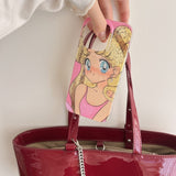 Cifeeo-gifts Cute Golden Glitter Girl Phone Case