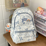 Cifeeo-back to school gifts Schoolbag female Korean version of high school students backpack middle school students small fresh simple backpack 2025 new
