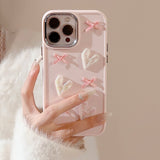 Cifeeo-gifts Pink Love Bow Phone Case