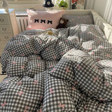 Cifeeo-2025 Spring Bedding Set Cute Dog Duvet Cover Set Soft Kids Adult Twin Queen Size Girls Boys Flat Sheet Pillowcase Bedspread New No Filler Bedding Set