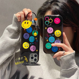 Cifeeo-gifts Kawaii Smiley Mirror Holder iPhone case