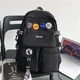 Cifeeo-back to school gifts Tooling Men Women Backpack 2025 Female Large Capacity School Backpacks for Teens Harajuku Student School Bags Fashion Korean New