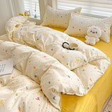 Cifeeo-2025 Spring Bedding Set Summer Bedding Set 2025 Ins Twin Queen Duvet Cover Flat Sheet Pillowcase No Filler Girl Boys Hotel Home Bed Linens