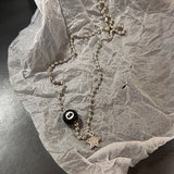 Cifeeo-Vintage Jewelry Y2K Style Vintage Fashion Leather rope Star Pendant Necklace For Women Men Antique Silver Color Jewelry Accessories Y2k Aesthetic