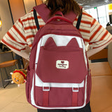 Cifeeo-back to school gifts High Capacity Women Cute School Bag Student Kawaii Lady Teenager Laptop Trendy Travel College BackpackS Fashion Female Book Girl