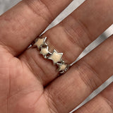 Cifeeo-Vintage Jewelry Y2K Style Y2K Crystal Rings Kpop Heart Adjustable Ring Irregular Geometry Punk Vintage Rings For Women Girls New Fashion Jewelry