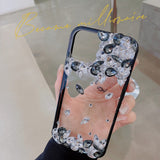 Cifeeo-gifts Black and White Transparent Phone Case