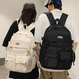 Cifeeo-back to school gifts Backpack male trend simple travel bag computer backpack female leisure high school students junior high school schoolbag male