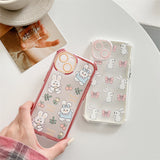Cifeeo-gifts Cute Cartoon Bunny With Bow Phone Case