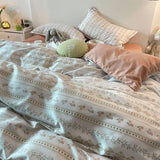 Cifeeo-Pink Leopard Print Bedding Set Boys Girls Twin Queen Duvet Cover Flat Sheet Pillowcase Bed Linens Kids Adult Fashion Home Use