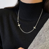 Cifeeo-Vintage Jewelry Y2K Style Vintage Exquisite Star Charms Pendant Necklaces Trendy Jewelry 2023 Cool Y2k Star Chains Choker For Women Party