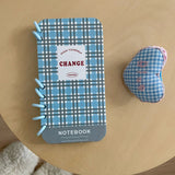 Cifeeo-gifts Simple Blue And Pink Checkered Notebook Phone Case