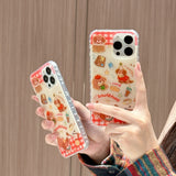 Cifeeo-gifts Cute Cartoon Afternoon Tea Dachshund Phone Case