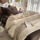 Cifeeo-spring comforter sets Earthy Tones Aesthetic Bedding Set