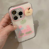 Cifeeo-gifts Pink Cloth Bag 3D Apple Phone Case
