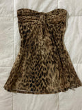 Cifeeo-Vintage vintage Aesthetic Women Tank Bandeau Top Harajuku Streetwear Hip Hop Punk Gothic Y2k Slim Chic Leopard New Summer Crop Tops emo