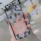 Cifeeo-gifts Black and White Transparent Phone Case
