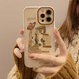 Cifeeo-gifts Retro Sticker Phone Case