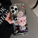Cifeeo-gifts Kawaii Kitten Mirror Phone Case