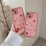 Cifeeo-gifts Girly Pink Heart Phone Case