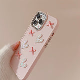 Cifeeo-gifts Pink Love Bow Phone Case