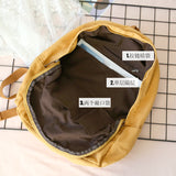 Cifeeo-back to school gifts New Fashion Women's Backpack Canvas Travel Backpacks College Student School Bag for Teenager Girls Female Shoulder Bags Book Bag