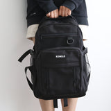 Cifeeo-back to school gifts Simple Cute Women Large Capacity Backpack Korean High Quality Schoolbag for Teenage Girls Harajuku Lady 15.6 Inch Laptop Daypack