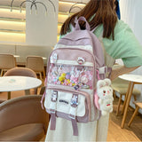 Cifeeo-back to school gifts 2025 New Fashion Waterproof Women Backpack Teenager Girl Kawaii BookBag Laptop Rucksack Cute Student School Bag Mochila Female