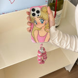Cifeeo-gifts Cute Golden Glitter Girl Phone Case