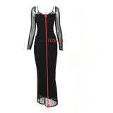 Cifeeo-Winter Black Formal Occasion Dresses Elegant and Beautiful Long Sleeve Bodycon Party Evening Dresses Long Vestidos