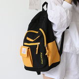 Cifeeo-back to school gifts Harajuku Backpack for Girls Female Kawaii Book Fashion Cute Ladies Bag Waterproof Nylon Backpack Student Women School Bag Laptop