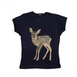Cifeeo-Vintage Cute deer pattern print streetwear casual hip-hop punk rock women's sleeveless camisole summer Y2K vintage eom girls slim shorts