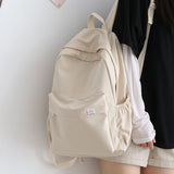 Cifeeo-back to school gifts Female Department Plaid Backpacks for Women Waterproof School Backpack Bag Korean Large Capacity Shoulder School Bags Ruckpack