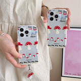 Cifeeo-gifts Cute Mushroom Pendant Phone Case