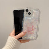 Cifeeo-gifts Fireworks Castle Quicksand Phone Case