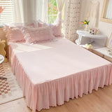 Cifeeo-spring comforter sets Kawaii Ruffle Bedding Set