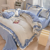 Cifeeo-spring comforter sets Kawaii Princess Korean Bedding Set