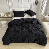Cifeeo-spring comforter sets Ruffle Flower Duvet Cover Set