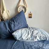 Cifeeo-spring comforter sets Ocean Themed Blue Tones Cotton Bedding Set