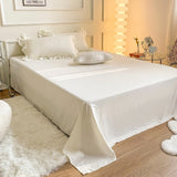 Cifeeo-spring comforter sets Ruffled Seersucker Cute Bedding Set
