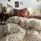 Cifeeo-spring comforter sets Old Fashioned Rustic Boho Bedding Set