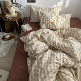 Cifeeo-spring comforter sets Old Fashioned Rustic Boho Bedding Set