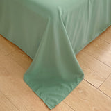 Cifeeo-spring comforter sets Minimalist Green Striped Sage Bedding Set
