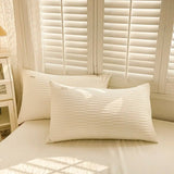 Cifeeo-spring comforter sets Seersucker Fabric Bedding Set